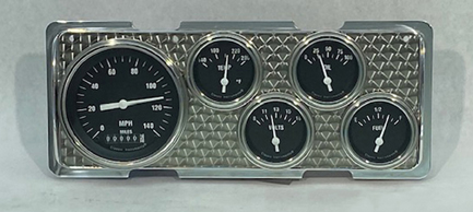 40 Ford Car Five Gauge Insert Panel