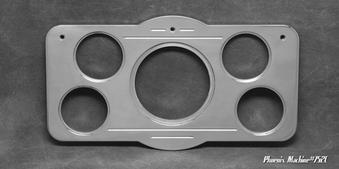36 Dodge Car Five Gauge Panel